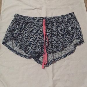 Blue Pajama Shorts for Women